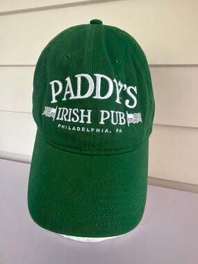 Its Always Sunny in Philadelphia Paddys Pub Baseball Cap Hat Green Mens One Size